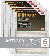 Filtrete 16x20x1 Air Filter, MPR 300, MERV 5