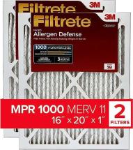 Filtrete 16x20x1 Air Filter MPR 1000 MERV 11