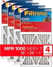 Filtrete 16x25x1, AC Furnace Air Filter, MPR 1000