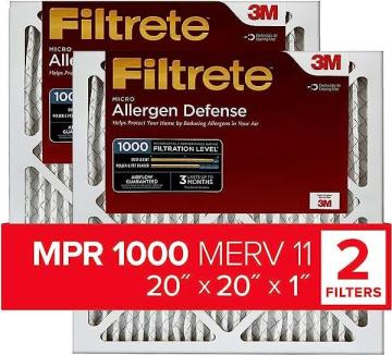 Filtrete 20x20x1 Air Filter MPR 1000 MERV 11
