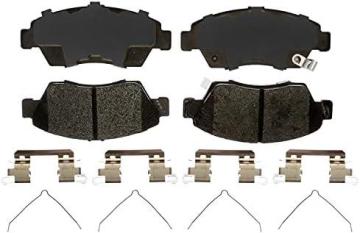 ACDelco Silver 14D948ACH Ceramic Front Disc Brake Pad Set with Clips and Springs