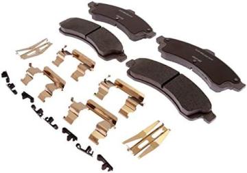 ACDelco Silver 14D882CHF1 Ceramic Front Disc Brake Pad Set with Clips