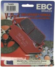 EBC Brakes FA142V Semi Sintered Disc Brake Pad, Black, S