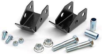 Rough Country Rear Shock Relocation Brackets for 97-06 Jeep Wrangler TJ - 1185