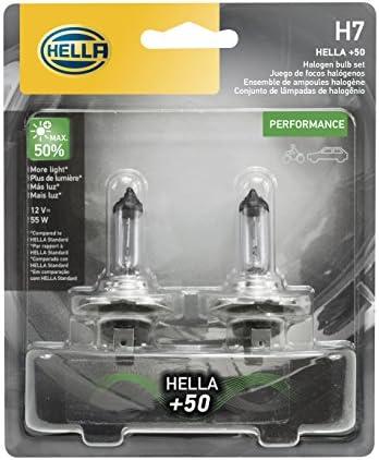 HELLA H7P50TB +50 Performance Bulb, 12V, 55W