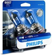 Philips 9007PRB2 Vision Upgrade Headlight Bulb with up to 30% More Vision