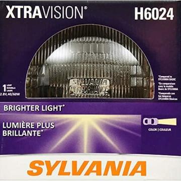 Sylvania H6024 XtraVision (7 inch Round) Sealed Beam Headlight