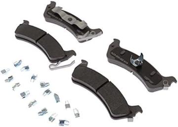 ACDelco Silver 14D666CHF1 Ceramic Rear Disc Brake Pad Set with Clips