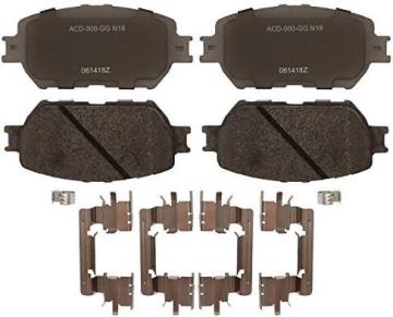 ACDelco Silver 14D908CHF1 Ceramic Front Disc Brake Pad Set
