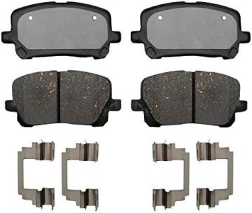 ACDelco Silver 14D923CHF1 Ceramic Front Disc Brake Pad Set