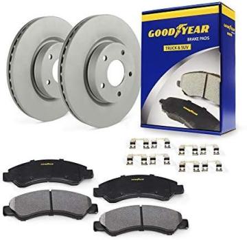 Goodyear Front Brake Rotors & Ceramic Pads Kit