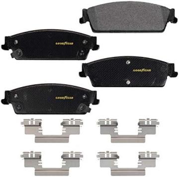 Goodyear GYD1194 Truck and SUV Carbon Ceramic Rear Disc Brake Pads Set