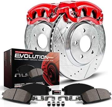 PowerStop KC1152 Z23 Evolution Sport Brake Upgrade Kit with Powder Coated Calipers- Front