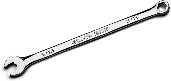 Capri Tools 5/16 in. WaveDrive Pro Combination Wrench for Regular and Rounded Bolts