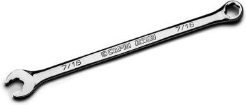 Capri Tools 7/16 in. WaveDrive Pro Combination Wrench for Regular and Rounded Bolts