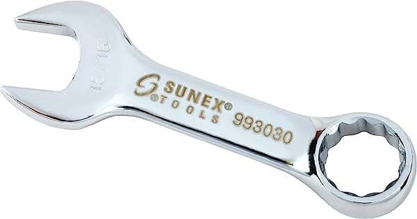 Sunex 993030 15/16-Inch Stubby Combination Wrench
