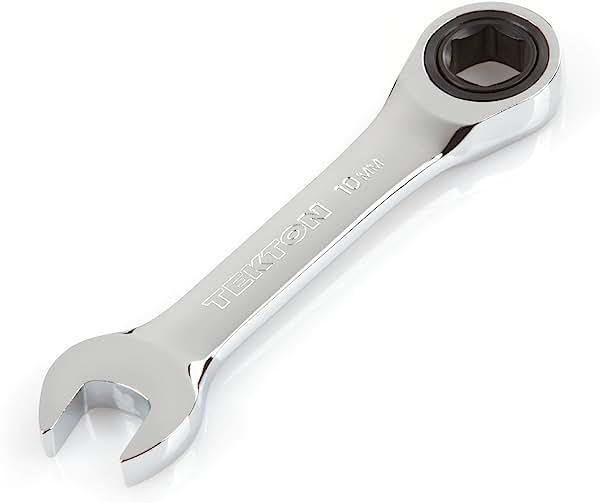 Tekton 10 mm Stubby Ratcheting Combination Wrench, WRN50110